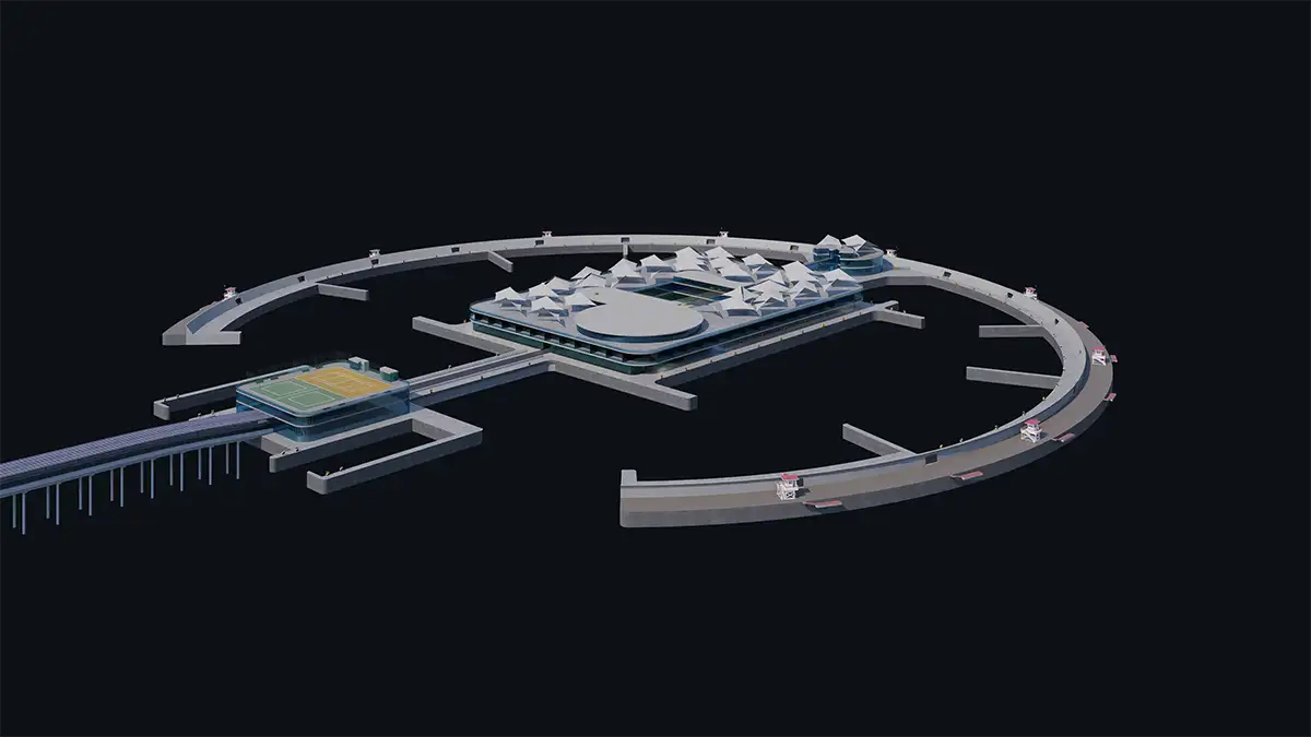 3D Model — Marina Port Development Dubai