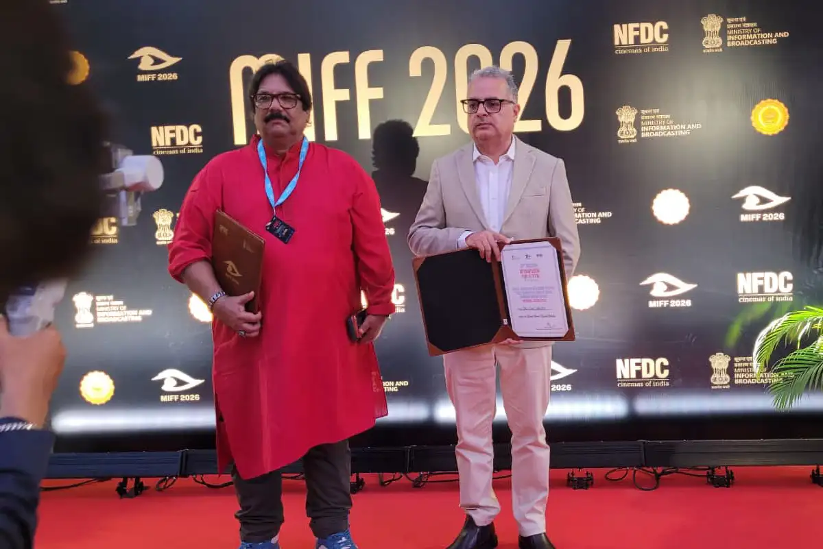 The closing ceremony at Ravindra Natya Mandir, Dadar, Mumbai — 19th MIFF 2026