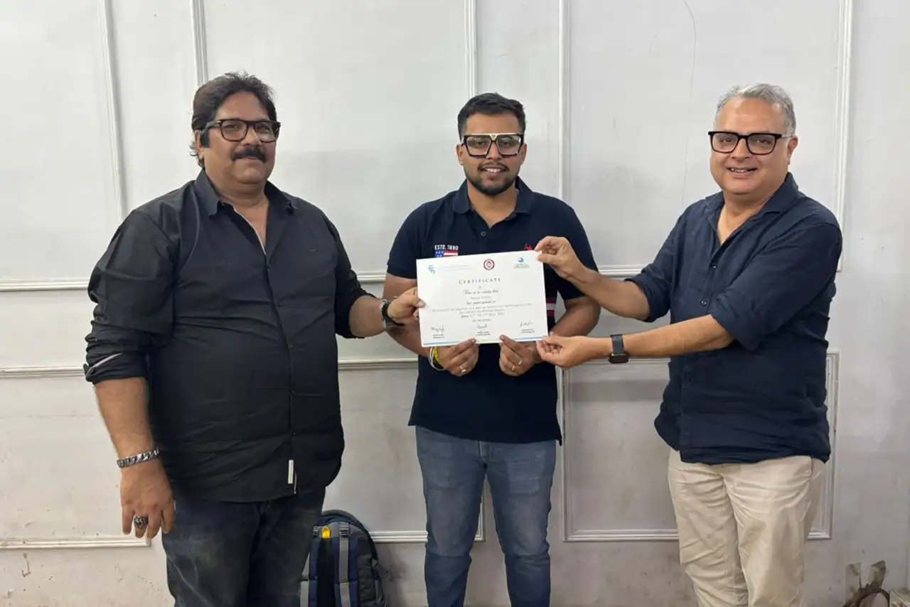 Certificate presentation · FTII AI Cinema Masterclass · Mumbai · July 2026