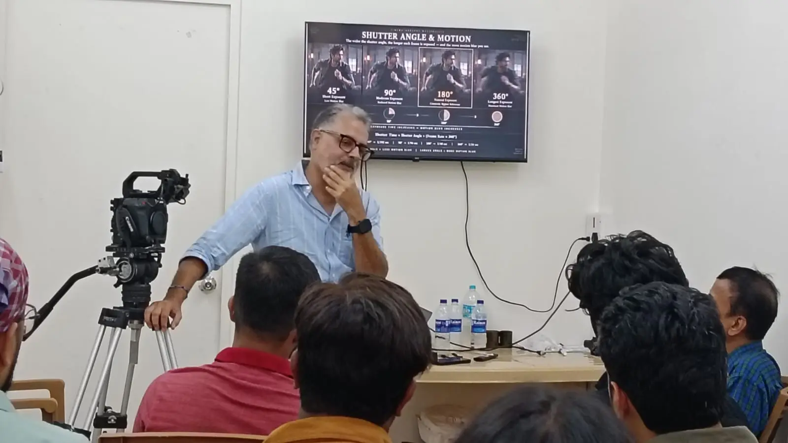 Canon EOS C400 with cine lens kit · FTII Digital Cinematography Workshop · Goregaon, Mumbai · 2026